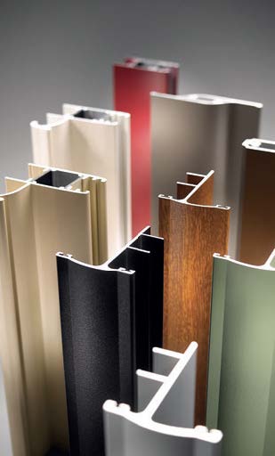 Coloris aluminium — profilés